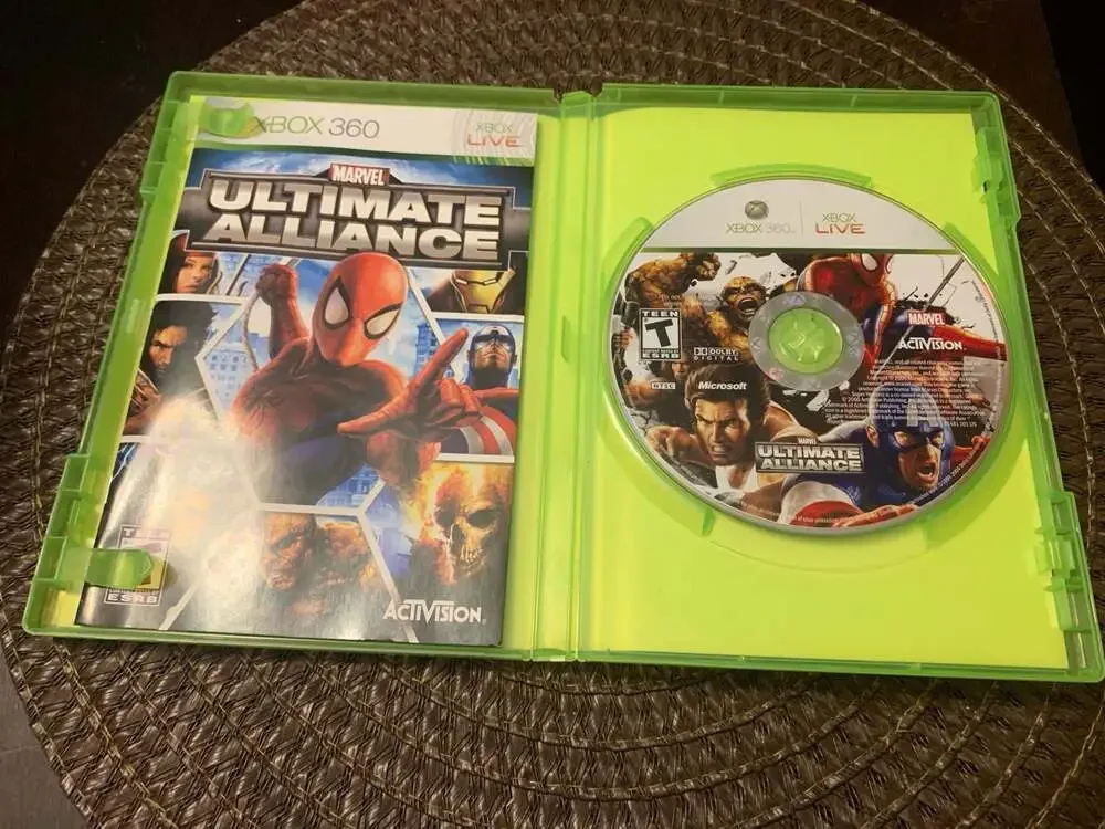 Marvel: Ultimate Alliance (Xbox 360, 2006) Complete Excellent Condition